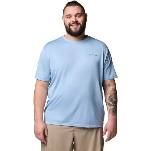 Columbia Columbia HIKE CREW Мъжка тениска, светлосиньо, размер