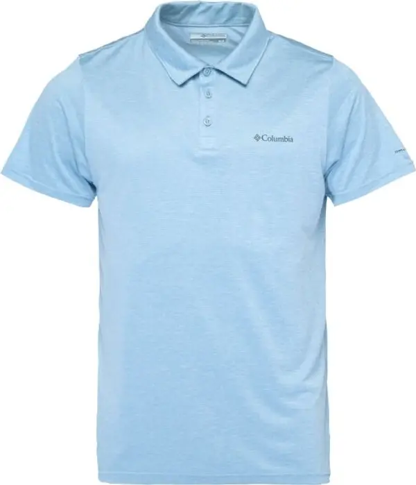 Columbia Columbia HIKE POLO Мъжка тениска с якичка, светлосиньо, размер