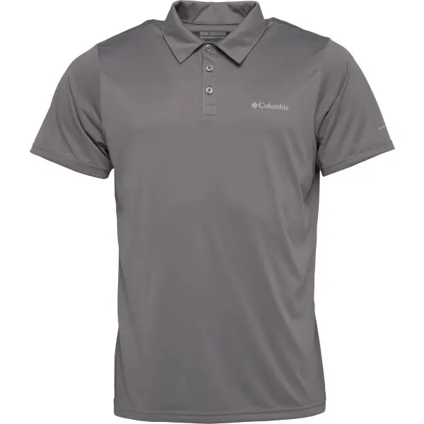 Columbia Columbia HIKE POLO Мъжка тениска с якичка, тъмносиво, размер