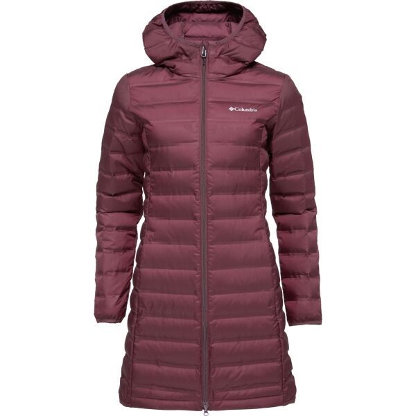 Columbia Columbia LAKE 22 II DOWN LONG HOODED JACKET Дамско зимно яке, винен, размер