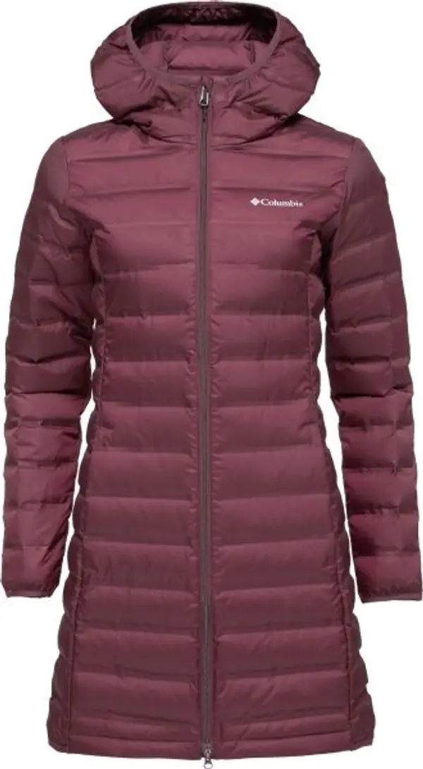 Columbia Columbia LAKE 22 II DOWN LONG HOODED JACKET Дамско зимно яке, винен, размер