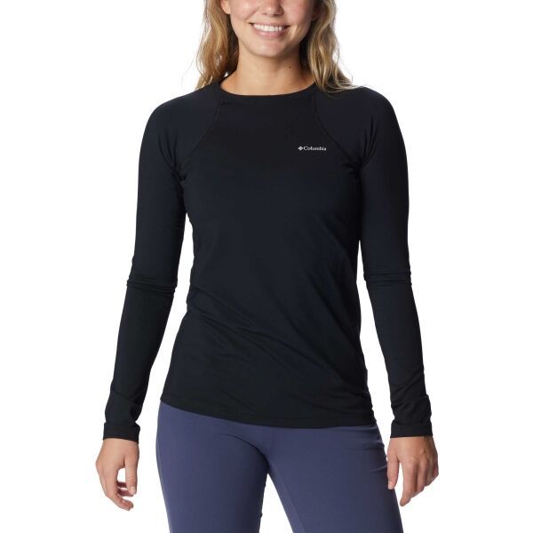 Columbia Columbia MIDWEIGHT STRETCH LONG SLEEVE TOP Дамска функционална блуза, черно, размер