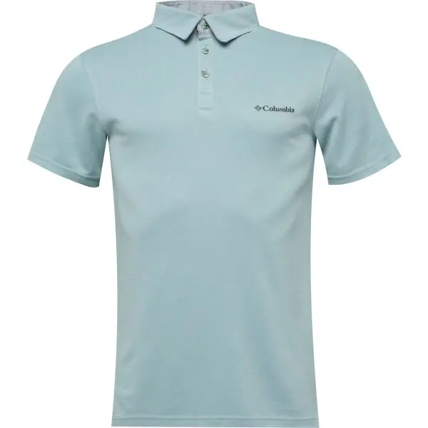Columbia Columbia NELSON POINT POLO Мъжка  тениска с яка, светлосиньо, размер