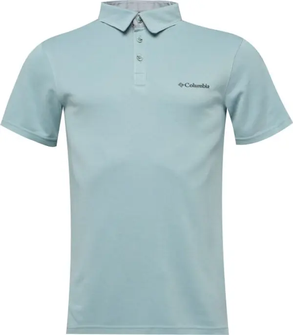 Columbia Columbia NELSON POINT POLO Мъжка  тениска с яка, светлосиньо, размер