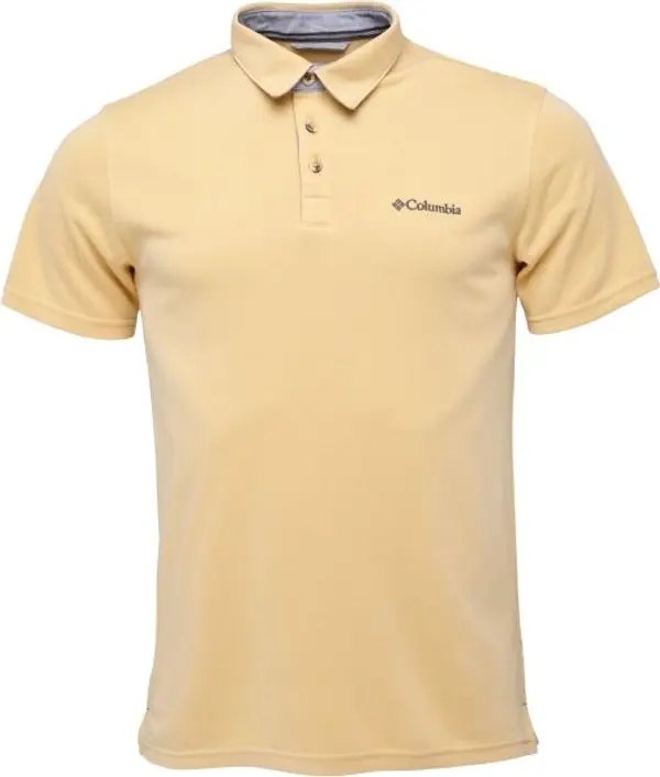 Columbia Columbia NELSON POINT POLO Мъжка  тениска с яка, жълто, размер