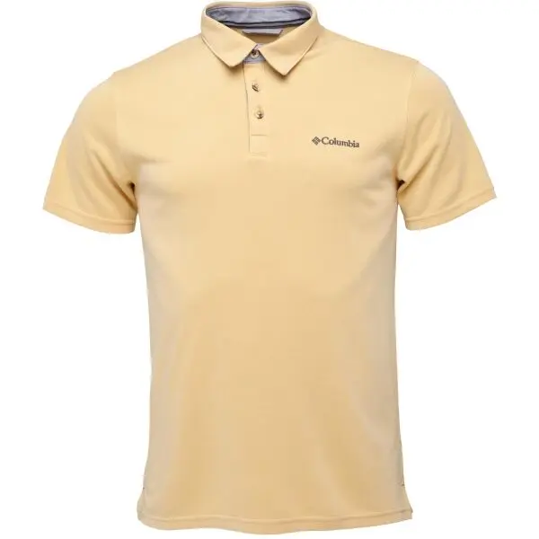 Columbia Columbia NELSON POINT POLO Мъжка  тениска с яка, жълто, размер