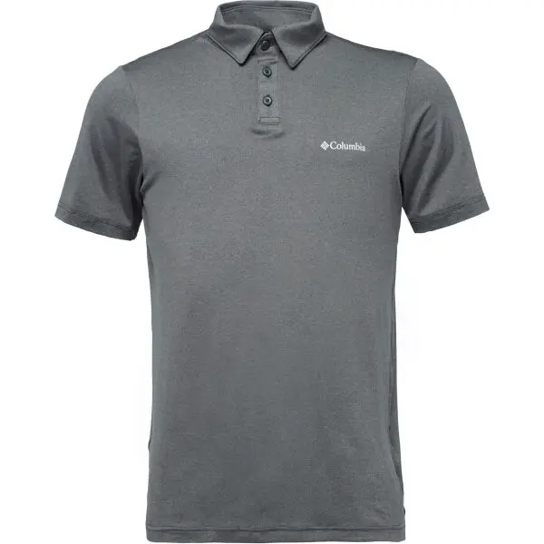 Columbia Columbia PARSONS POINT™ POLO Мъжка поло тениска, тъмносиво, размер