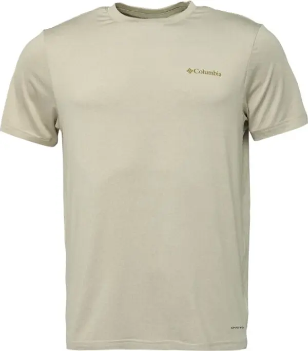 Columbia Columbia PARSONS POINT™ SS BACK GRAPHIC TEE Мъжка функционална тениска, бежово, размер