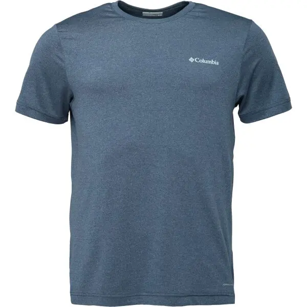 Columbia Columbia PARSONS POINT™ SS BACK GRAPHIC TEE Мъжка функционална тениска, тъмносин, размер