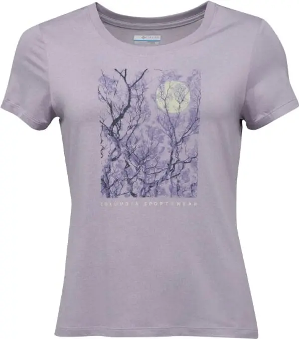 Columbia Columbia PARSONS POINT™ SS SCOOP TEE Дамска функционална тениска, лилаво, размер