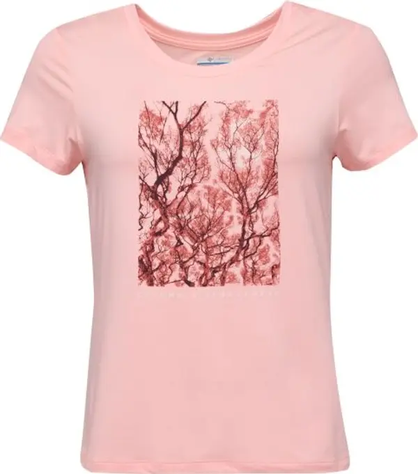 Columbia Columbia PARSONS POINT™ SS SCOOP TEE Дамска функционална тениска, розово, размер