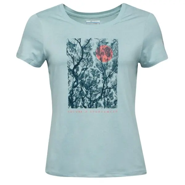 Columbia Columbia PARSONS POINT™ SS SCOOP TEE Дамска функционална тениска, светлосиньо, размер