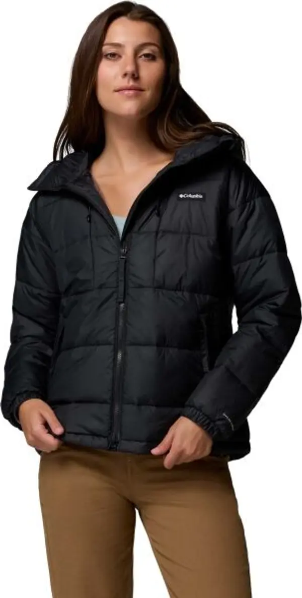 Columbia Columbia PIKE LAKE™ III HOODED JACKET Дамско зимно яке, черно, размер