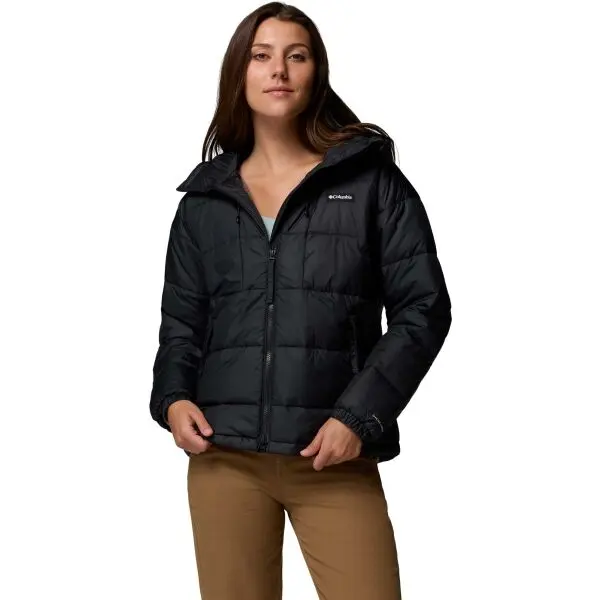 Columbia Columbia PIKE LAKE™ III HOODED JACKET Дамско зимно яке, черно, размер