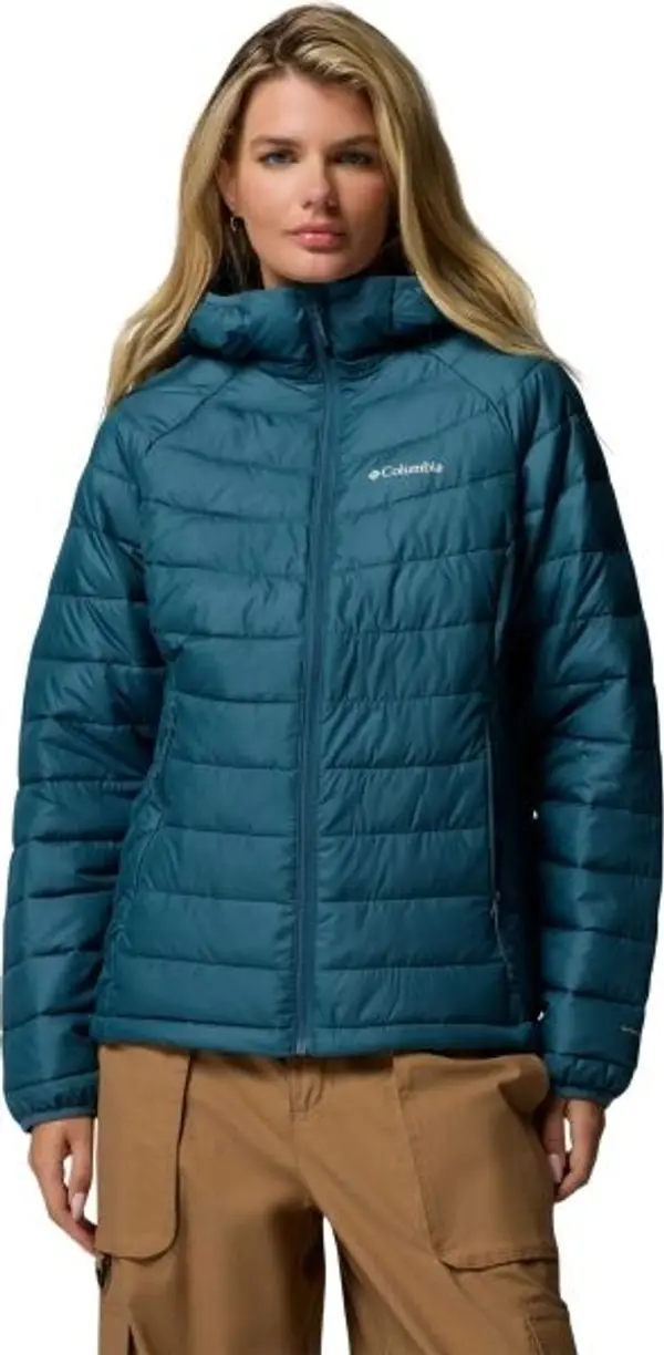 Columbia Columbia POWDER LITE HOODED JACKET Дамско  яке, синьо, размер