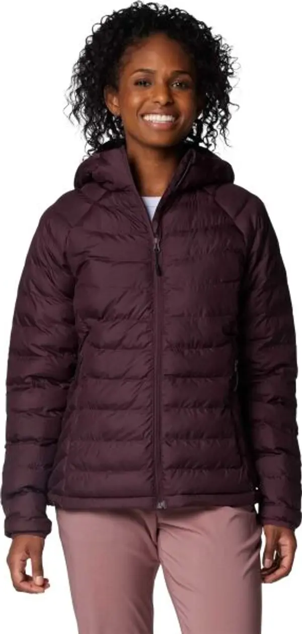 Columbia Columbia POWDER LITE HOODED JACKET Дамско  яке, винен, размер