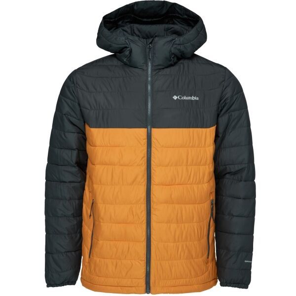 Columbia Columbia POWDER LITE HOODED JACKET Мъжко зимно яке, жълто, размер