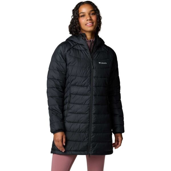 Columbia Columbia POWDER LITE MID JACKET Дамско зимно яке, черно, размер