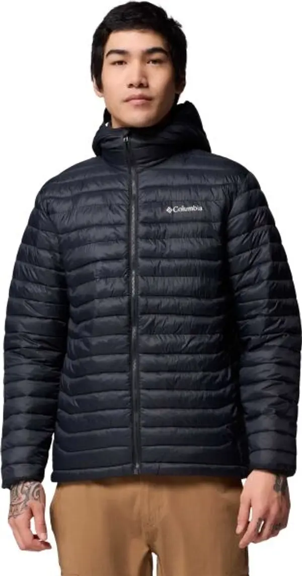 Columbia Columbia POWDER PASS HOODED JACKET Мъжко яке за туризъм, черно, размер
