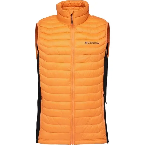 Columbia Columbia POWDER PASS HYBRID VEST Мъжки елек, оранжево, размер