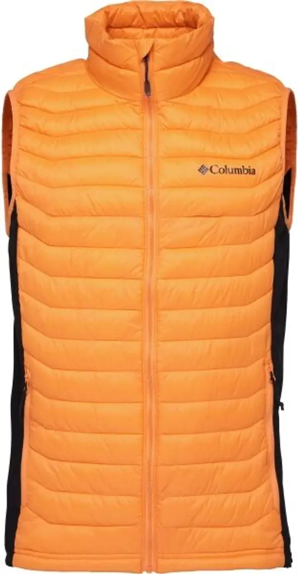 Columbia Columbia POWDER PASS HYBRID VEST Мъжки елек, оранжево, размер