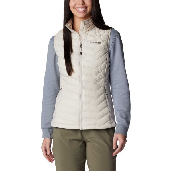 Columbia Columbia POWDER PASS VEST Дамски елек, бежово, размер
