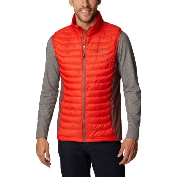 Columbia Columbia POWDER PASS VEST Мъжки елек, червено, размер