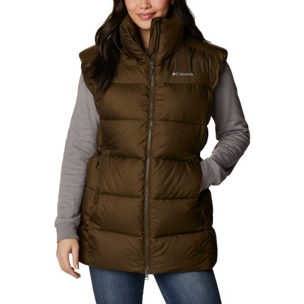 Columbia Columbia PUFFECT MID VEST Дамски елек, khaki, размер