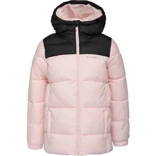 Columbia Columbia PUFFECT™ HOODED JACKET Детско зимно яке, розово, размер