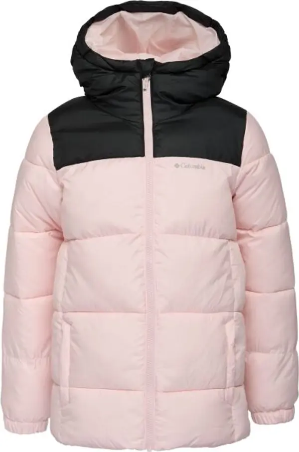 Columbia Columbia PUFFECT™ HOODED JACKET Детско зимно яке, розово, размер