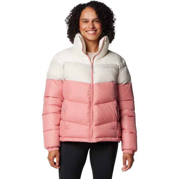 Columbia Columbia PUFFECT™ II COLORBLOCK JACKET Дамско зимно яке, розово, размер