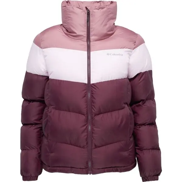 Columbia Columbia PUFFECT™ II COLORBLOCK JACKET Дамско зимно яке, винен, размер