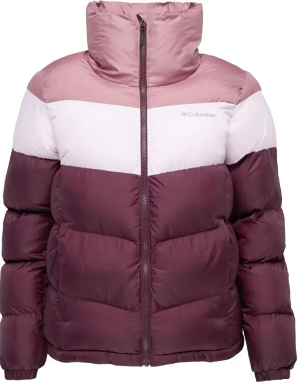 Columbia Columbia PUFFECT™ II COLORBLOCK JACKET Дамско зимно яке, винен, размер