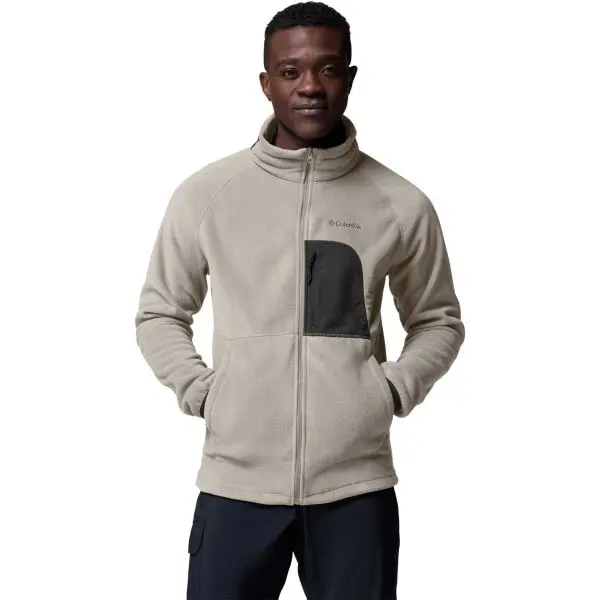 Columbia Columbia RAPID EXPEDITION II FULL ZIP FLEECE Мъжко туристическо горнище, бежово, размер