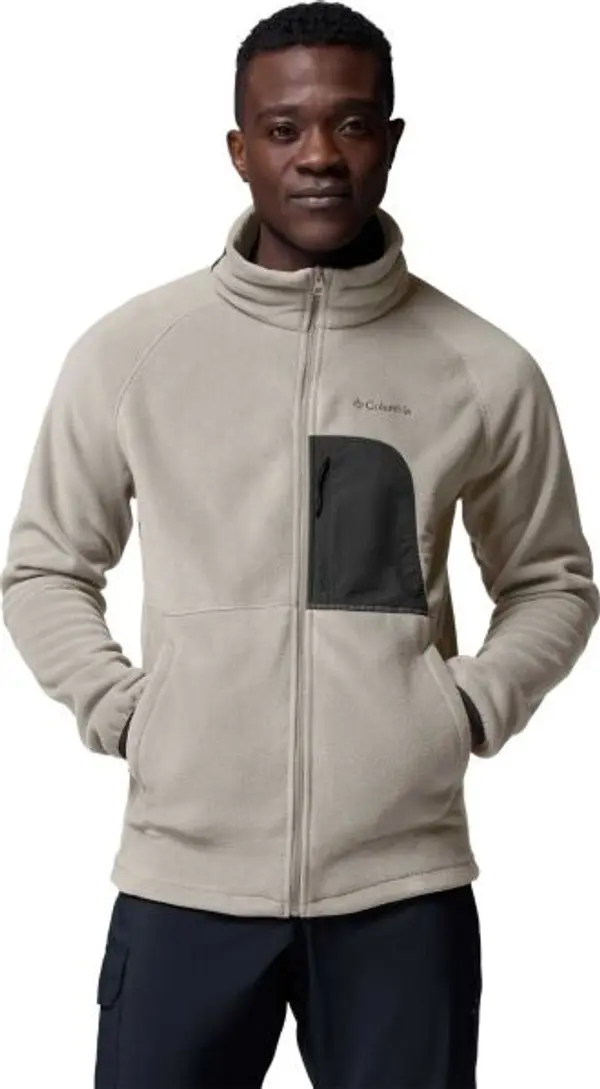 Columbia Columbia RAPID EXPEDITION II FULL ZIP FLEECE Мъжко туристическо горнище, бежово, размер