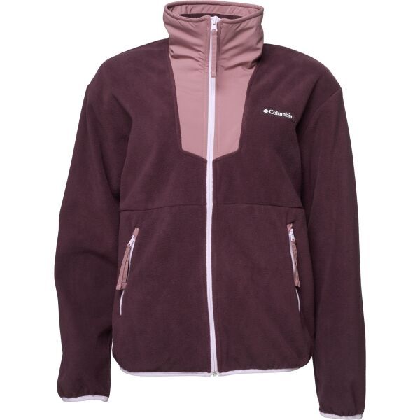 Columbia Columbia SEQUOIA GROVE FULL ZIP FLEECE Дамско флийс яке, винен, размер