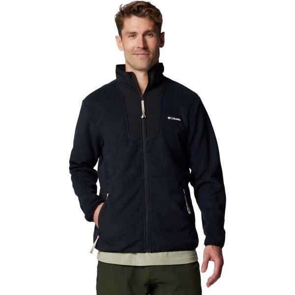Columbia Columbia SEQUOIA GROVE FULL ZIP FLEECE Мъжки флийс суитшърт, черно, размер