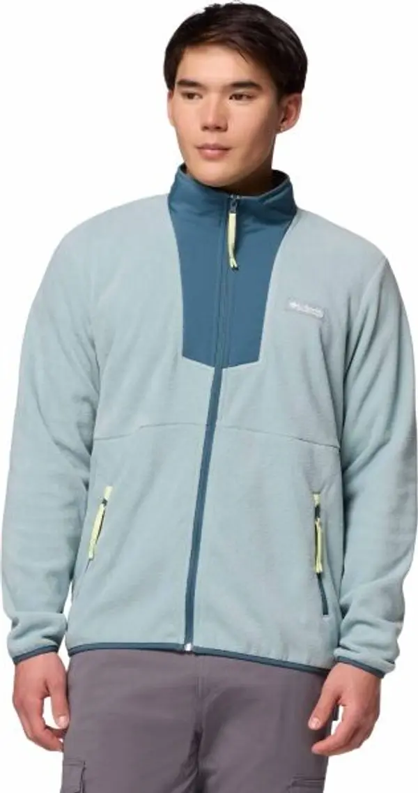 Columbia Columbia SEQUOIA GROVE FULL ZIP FLEECE Мъжки флийс суитшърт, светлосиньо, размер