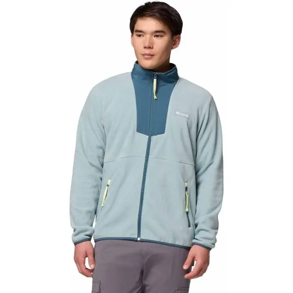 Columbia Columbia SEQUOIA GROVE FULL ZIP FLEECE Мъжки флийс суитшърт, светлосиньо, размер