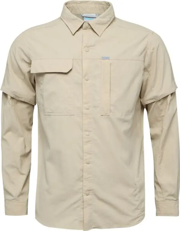 Columbia Columbia SKIEN VALLEY LONG SLEEVE SHIRT Мъжка туристическа риза, бежово, размер