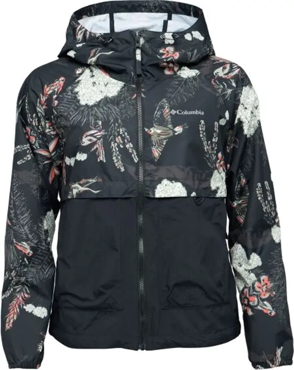 Columbia Columbia SPIRE VALLEY PRINTED WINDBREAKER Дамско яке, черно, размер