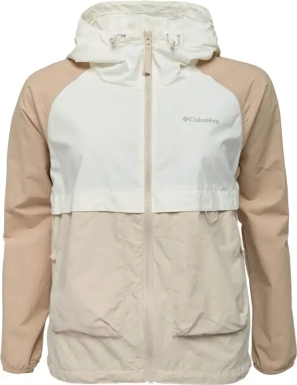 Columbia Columbia SPIRE VALLEY™ WINDBREAKER Дамско аутдор яке, бежово, размер