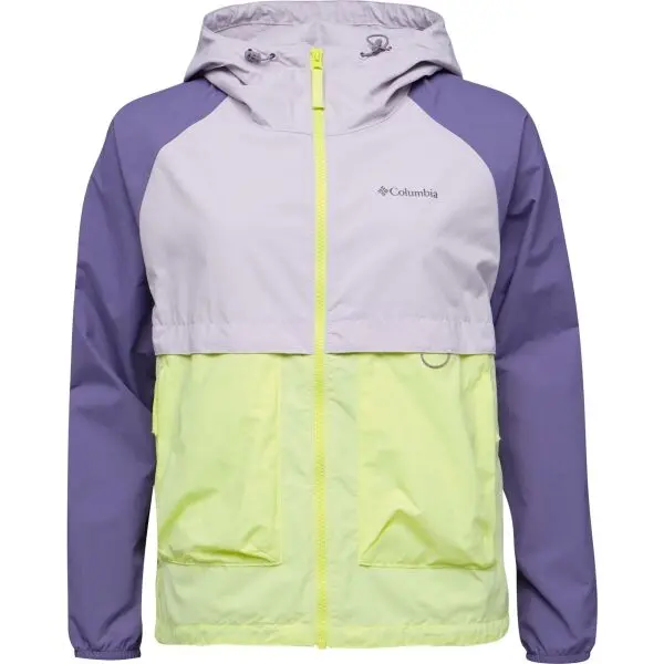 Columbia Columbia SPIRE VALLEY™ WINDBREAKER Дамско аутдор яке, лилаво, размер