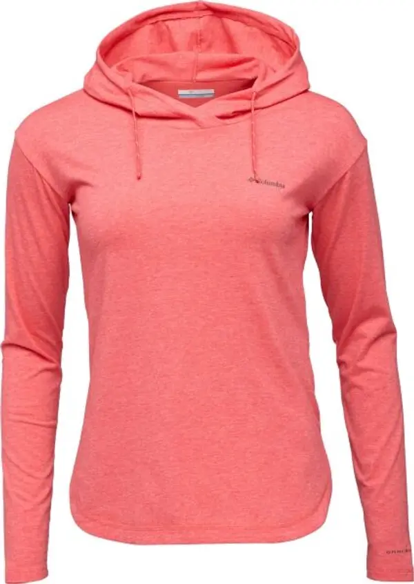 Columbia Columbia SUN TREK EU HOODED PULLOVER Дамски суитшърт, цвят сьомга, размер