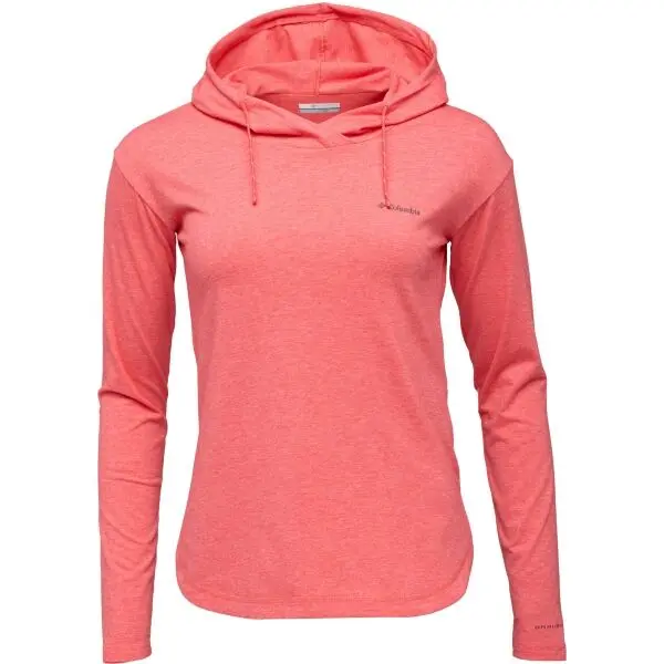 Columbia Columbia SUN TREK EU HOODED PULLOVER Дамски суитшърт, цвят сьомга, размер