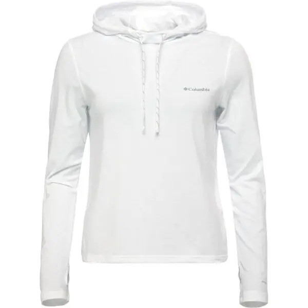 Columbia Columbia SUN TREK HOODIE II W Дамски суитшърт, бяло, размер