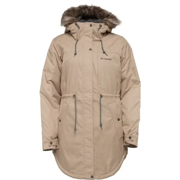 Columbia Columbia SUTTLE MOUNTAIN MID Дамско яке вид парка, бежово, размер