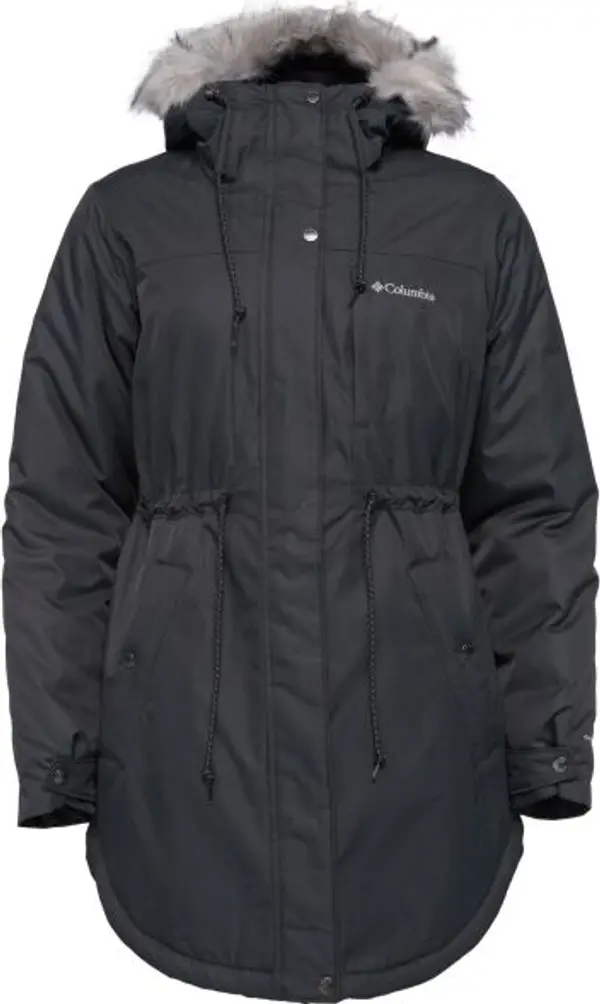 Columbia Columbia SUTTLE MOUNTAIN MID Дамско яке вид парка, черно, размер