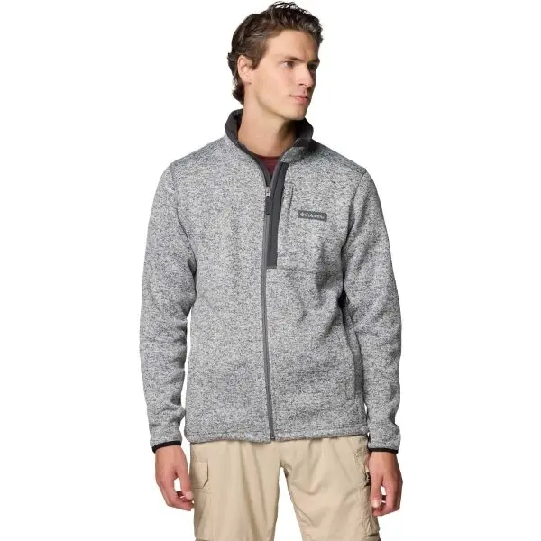 Columbia Columbia SWEATER WEATHER FZ Флийс суитшърт, сиво, размер