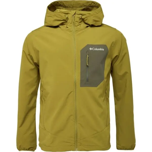 Columbia Columbia TALL HEIGHTS™ III HOODED SOFTSHELL Мъжко софтшел яке, khaki, размер